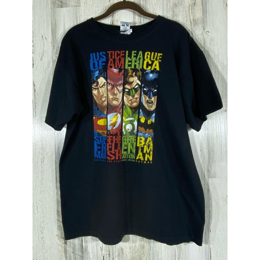 Six Flags Justice League‎ of America TShirt DC Comics Size Large